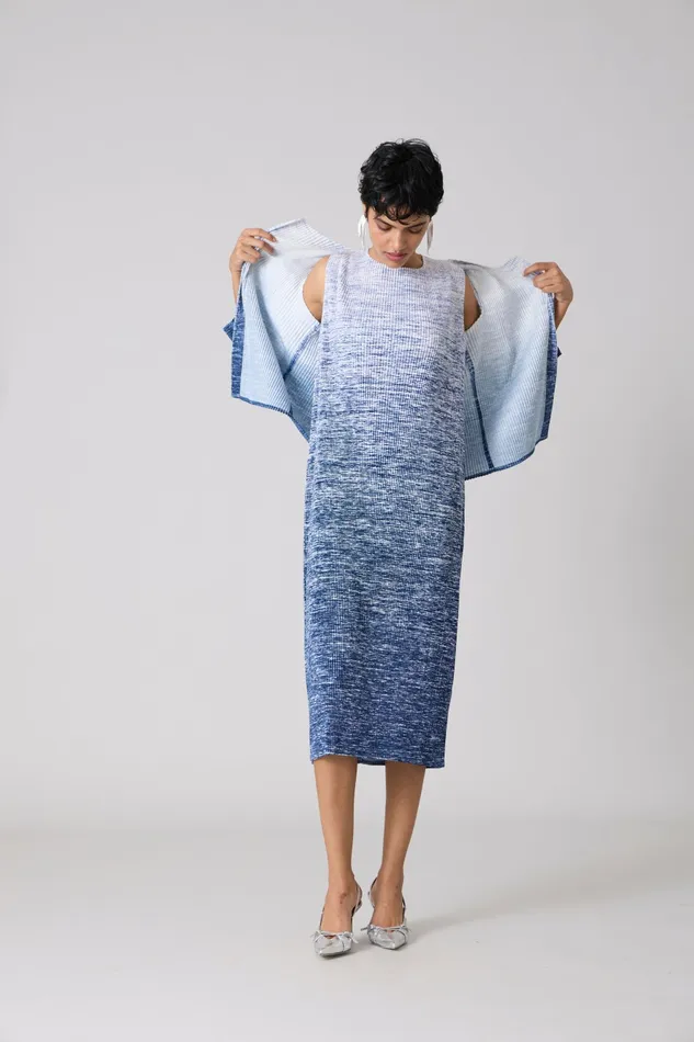 Scarlet Sage Dresses Hayes Dress 8211 Denim Wash Blue 8211 Women