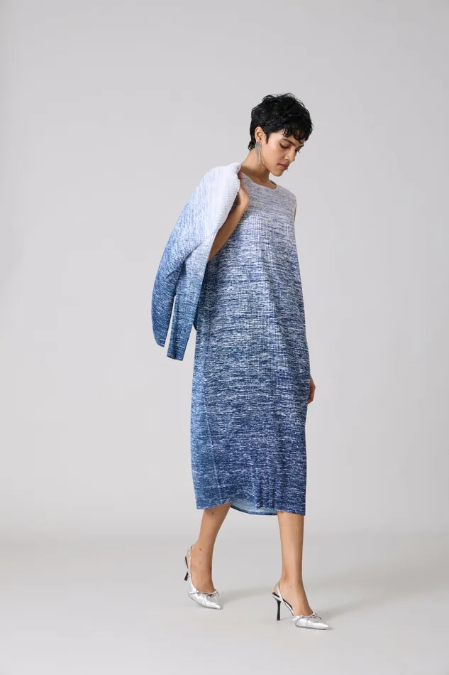 Scarlet Sage Dresses Hayes Dress 8211 Denim Wash Blue 8211 Women