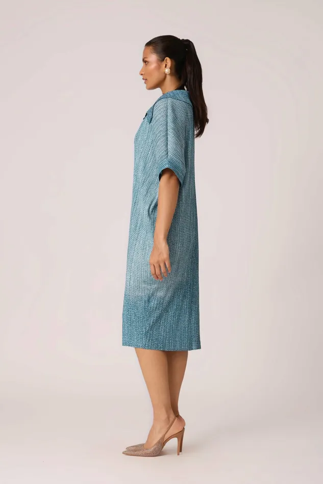 Scarlet Sage Dresses Maria Denim Shirt Dress 8211 Blue 8211 Women