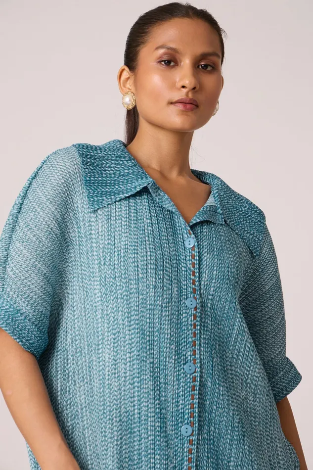 Scarlet Sage Dresses Maria Denim Shirt Dress 8211 Blue 8211 Women