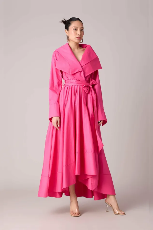 Scarlet Sage Dresses Zora Dress 8211 Azalea Pink 8211 Women