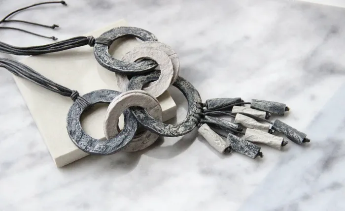 Scarlet Sage Necklaces Maclean 8211 Concrete 8211 Women