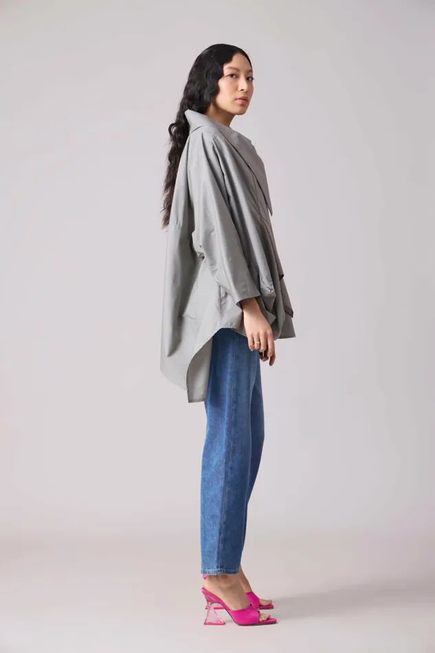 Scarlet Sage Tops Ayaka Shirt 8211 Storm Grey 8211 Women
