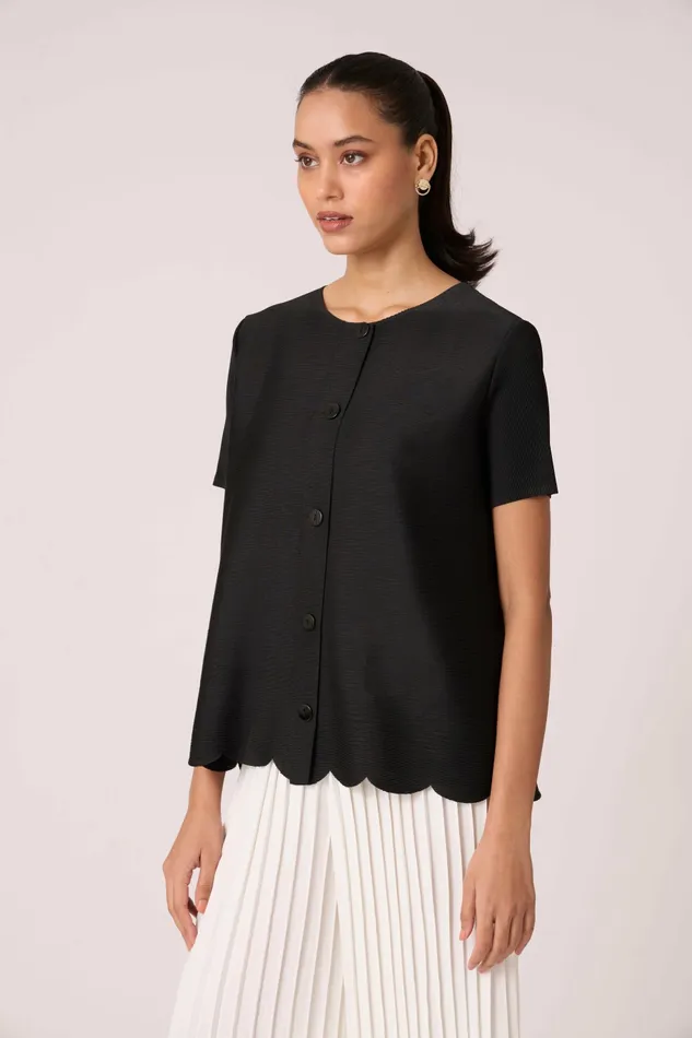 Scarlet Sage Tops Darcy Shirt 8211 Black 8211 Women