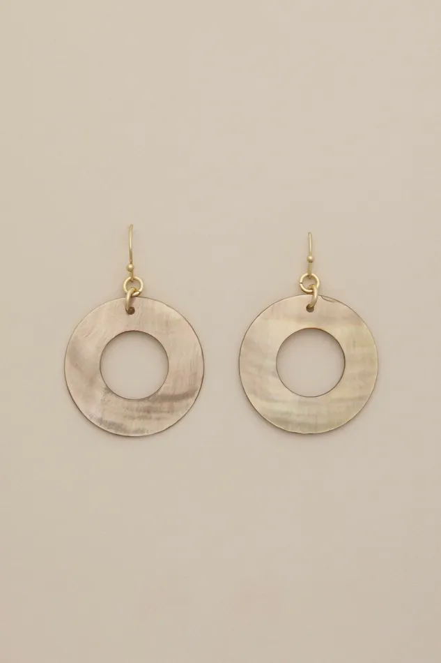 Shell Drop Earrings Gold Women Lucky Brand Jewelry