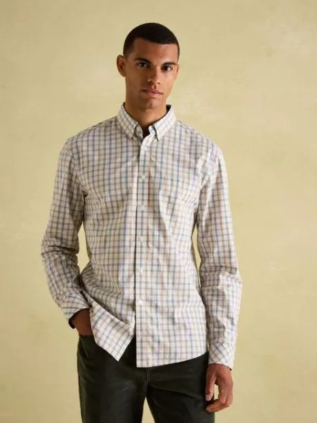 Shirts Men Joules Cream Cotton Poplin Shirt