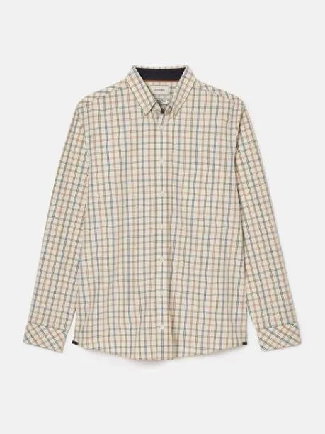 Shirts Men Joules Cream Cotton Poplin Shirt