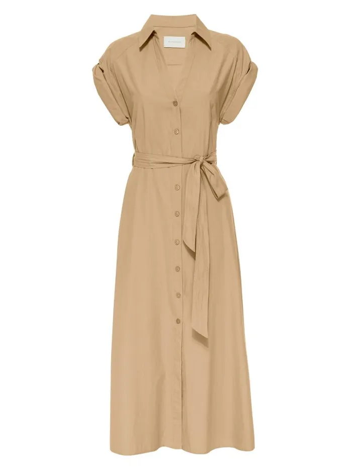 Shop Brochu Walker Dresses The Fia Belted Dress Sahara