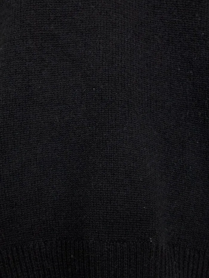 Shop Brochu Walker Sweaters The Looker Layered VNeck Black Onyx With White Underlayer