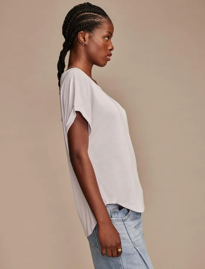 Short Sleeve Sandwash Dolman Tee Thistle Women Lucky Brand Knit Tops