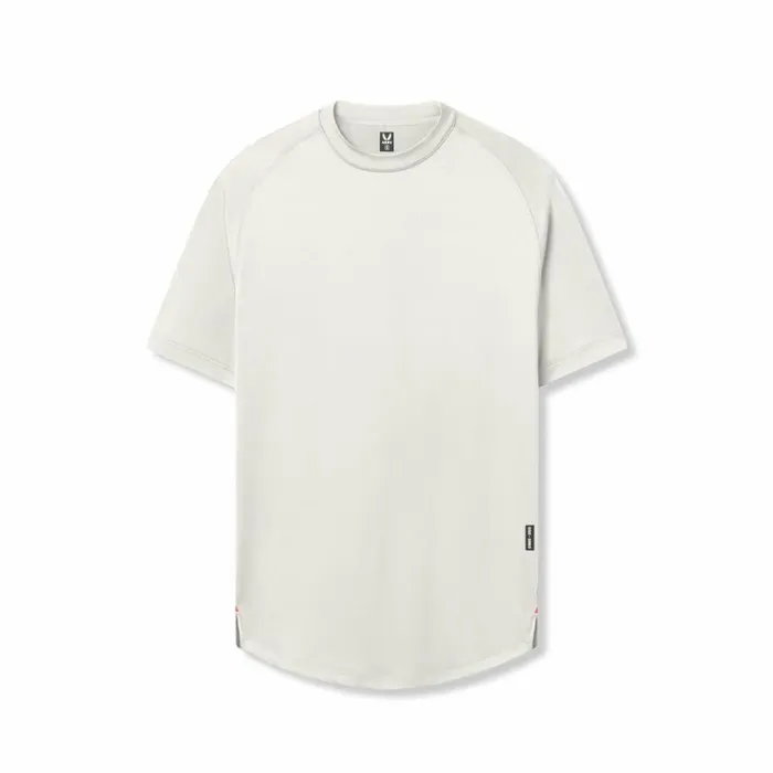 Short Sleeves Men ASRV AeroSilver Established Tee Ivory Cream