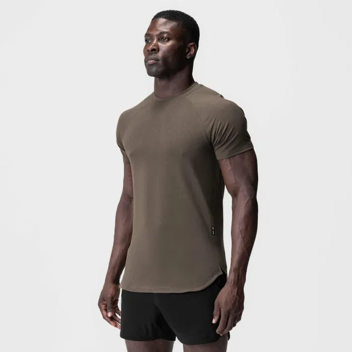 Short Sleeves Men ASRV Supima Established Tee Deep Taupe