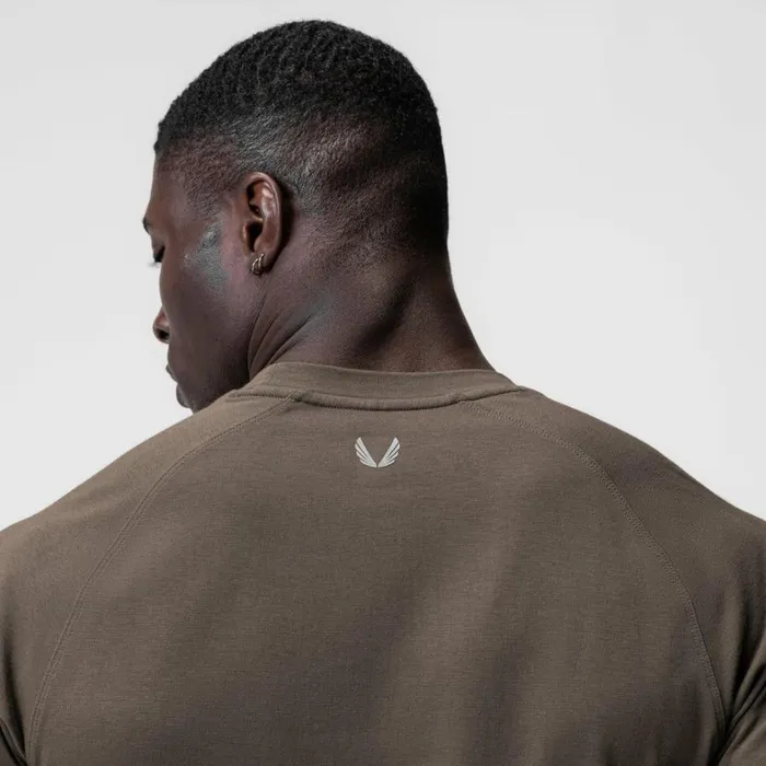Short Sleeves Men ASRV Supima Established Tee Deep Taupe
