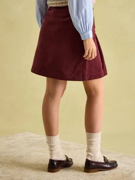 Shorts and Skirts Women Joules Burgundy Skirt