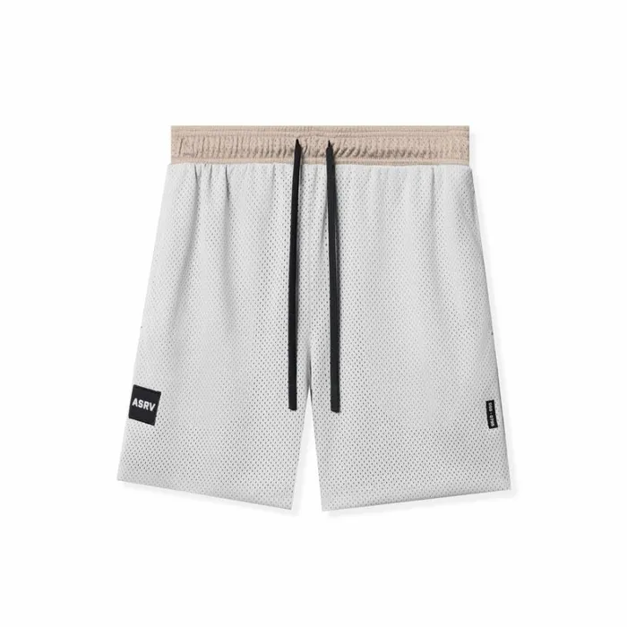 Shorts Men ASRV SilverPlus Mesh Reversible Short Beigewhite