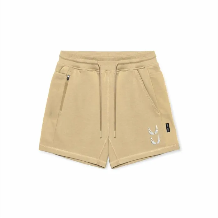 Shorts Men ASRV TechTerry Sidelock Sweat Short Khaki 034stacked Wings034