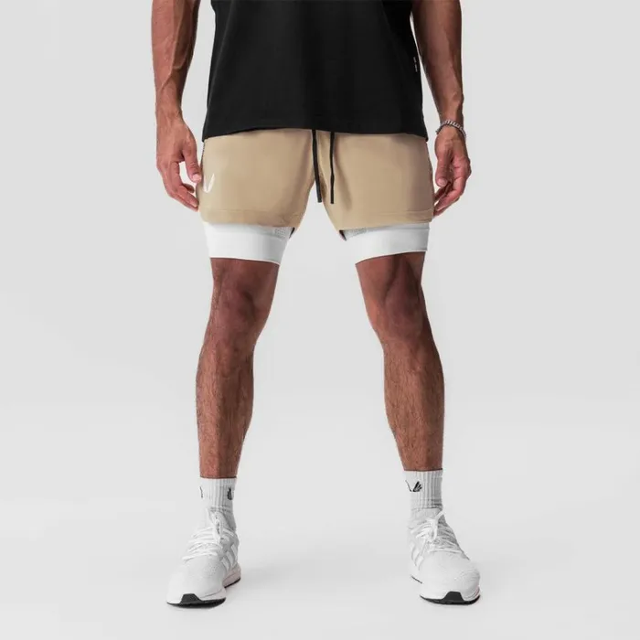 Shorts Men ASRV TetraLite 5034 Liner Short Khaki White White 034wings034
