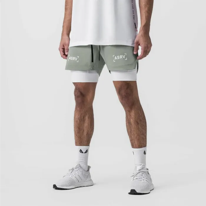Shorts Men ASRV TetraLite 5034 Liner Short Sage 034bracket034white