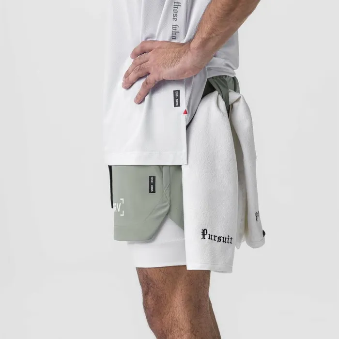 Shorts Men ASRV TetraLite 5034 Liner Short Sage 034bracket034white