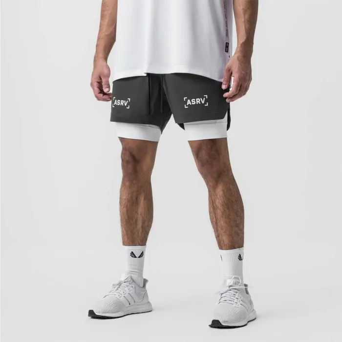 Shorts Men ASRV TetraLite 5034 Liner Short Space Grey 034bracket034white