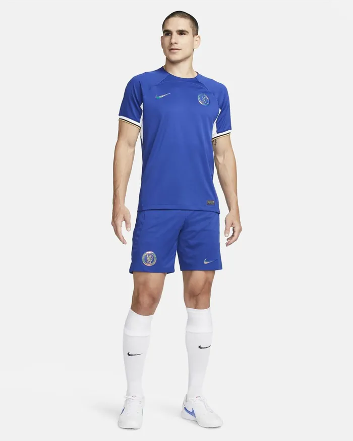 Shorts Men Nike Chelsea FC 202324 Stadium Home Rush Blueclub Gold