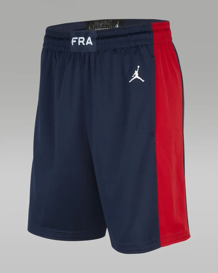 Shorts Men Nike France Jordan Road Limited College Navywhite