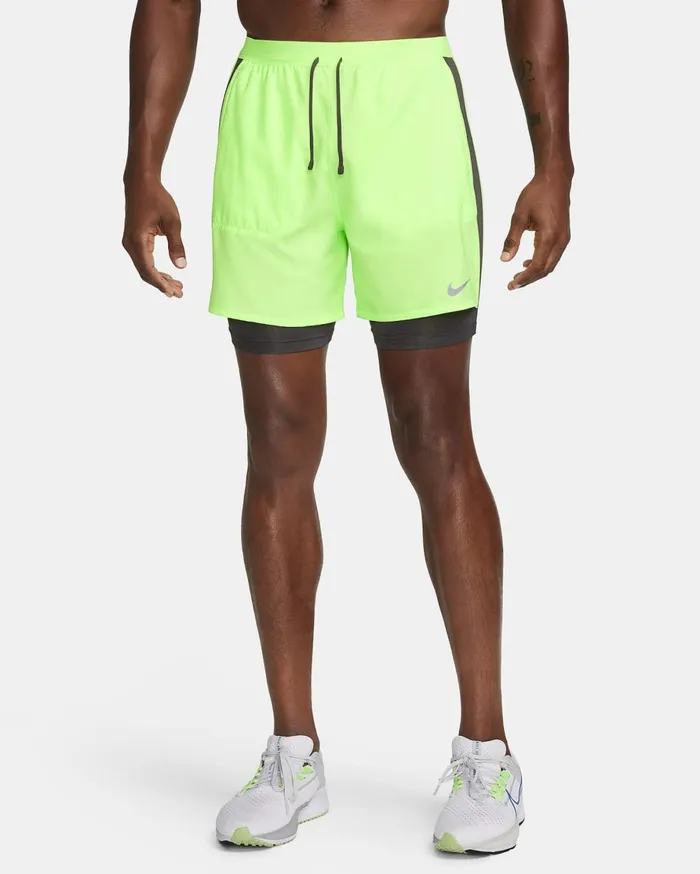 Shorts Men Nike Stride Lime Blastmedium Ashmedium Ash