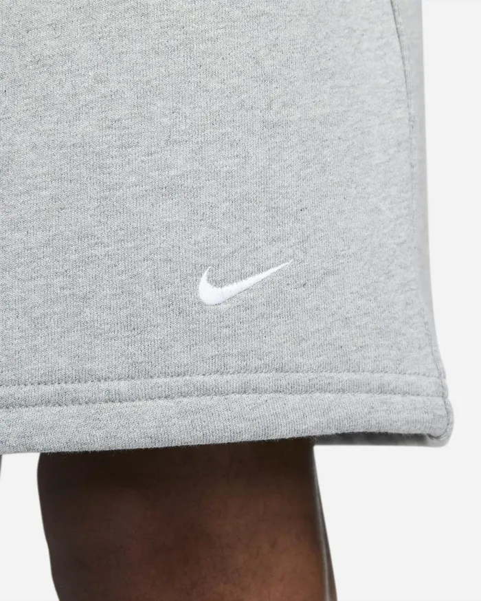 Shorts MenWomen Nike Solo Swoosh Dark Grey Heatherwhite