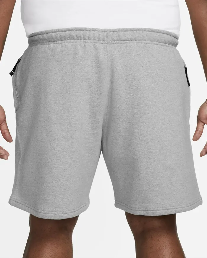 Shorts MenWomen Nike Solo Swoosh Dark Grey Heatherwhite
