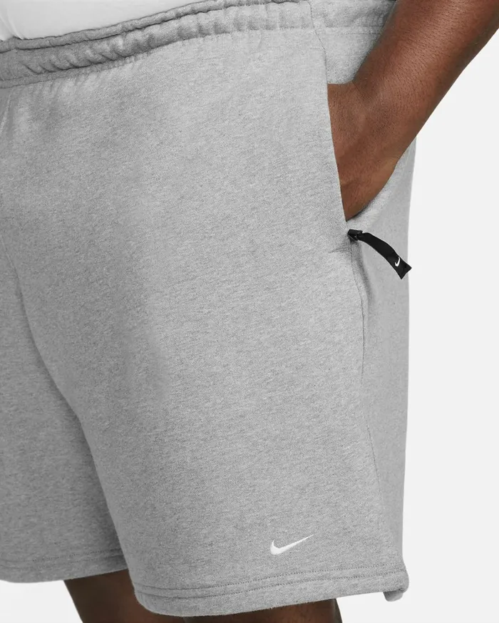 Shorts MenWomen Nike Solo Swoosh Dark Grey Heatherwhite