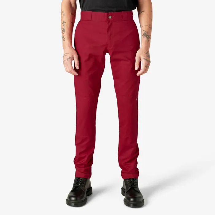 Skinny Fit Double Knee Work Pants English Red English Red er Men Dickies Double Knee Skinny Fit Double Knee Work Pants English Red English Red er Men Dickies Double Knee