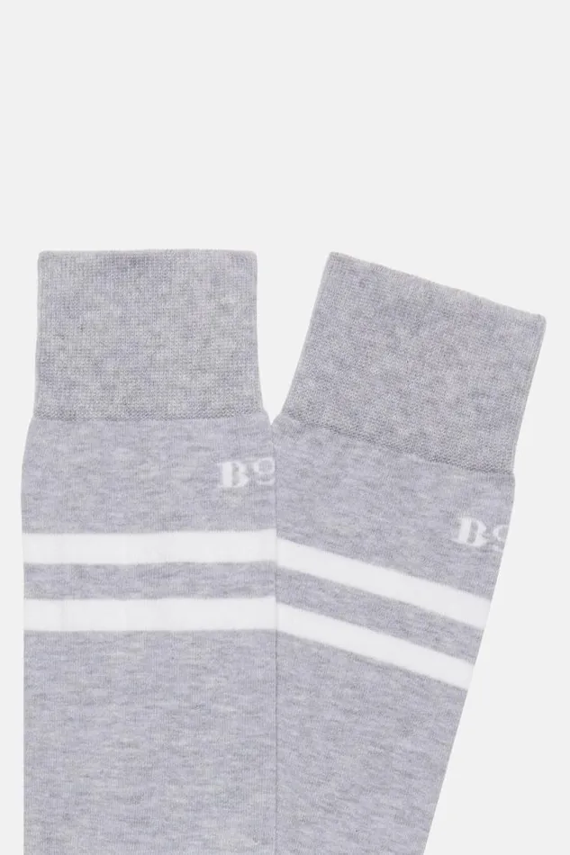 Socks Men Boggi Milano Cotton Blend Sports Socks Grey