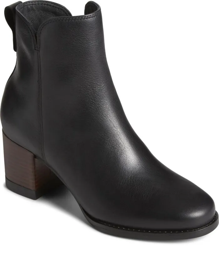 Sperry Active Men Seaport Heel Water Resistant Leather Boot Black Sperry Active Men Seaport Heel Water Resistant Leather Boot Black