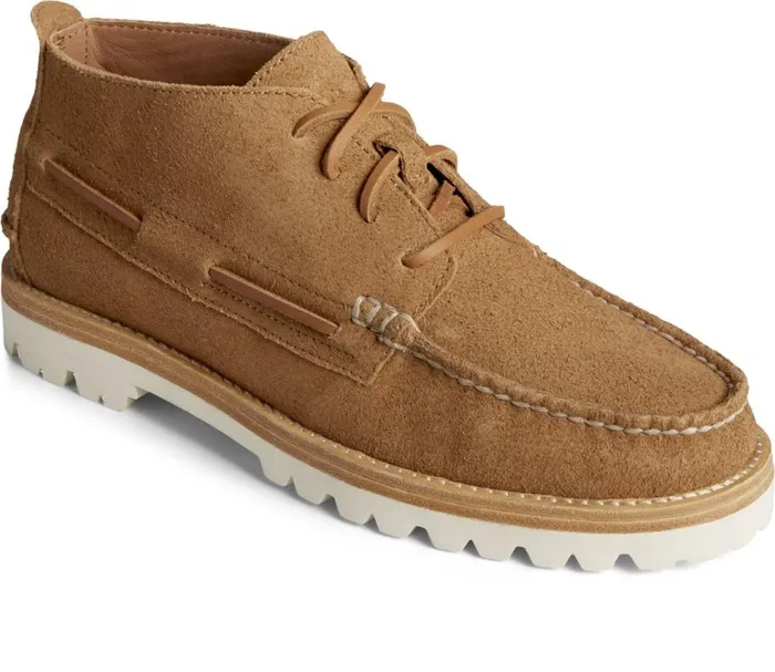 Sperry Boots Men Authentic Original Vibram Suede Chukka Tan Sperry Boots Men Authentic Original Vibram Suede Chukka Tan