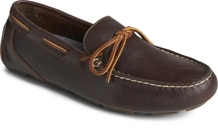 Sperry Boots Men Davenport Pull Up Leather 1Eye Driver Brown Sperry Boots Men Davenport Pull Up Leather 1Eye Driver Brown