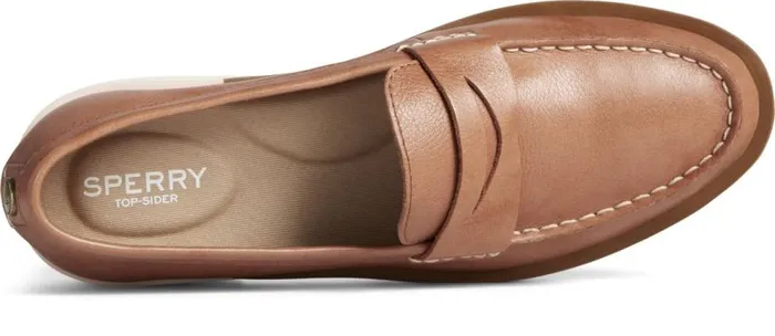 Sperry Flats and Loafers Women Lug Penny Loafer Tan Sperry Flats and Loafers Women Lug Penny Loafer Tan