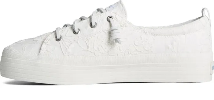 Sperry Sneakers Women Crest Vibe Platform Lace Platform Sneaker White Sperry Sneakers Women Crest Vibe Platform Lace Platform Sneaker White