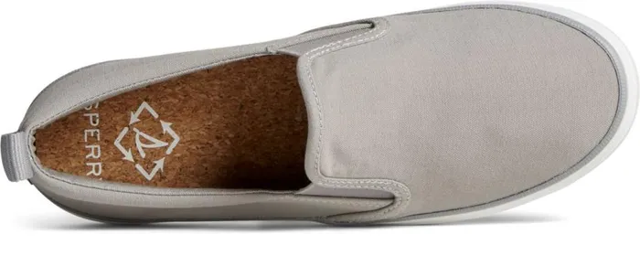 Sperry Sneakers Women SeaCycled Crest Twin Gore Canvas Sneaker Grey Sperry Sneakers Women SeaCycled Crest Twin Gore Canvas Sneaker Grey