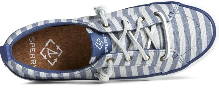 Sperry Sneakers Women SeaCycled Crest Vibe Striped Textile Sneaker Navy Sperry Sneakers Women SeaCycled Crest Vibe Striped Textile Sneaker Navy