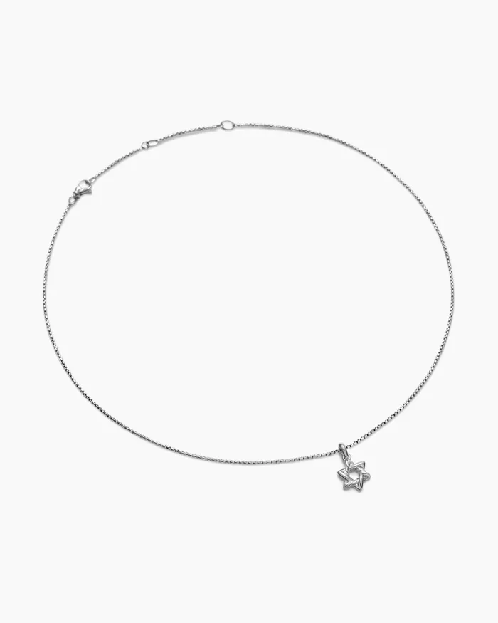 Star Of David Pendant Necklace In Sterling Silver 123mm Women David Yurman Pendant Star Of David Pendant Necklace In Sterling Silver 123mm Women David Yurman Pendant