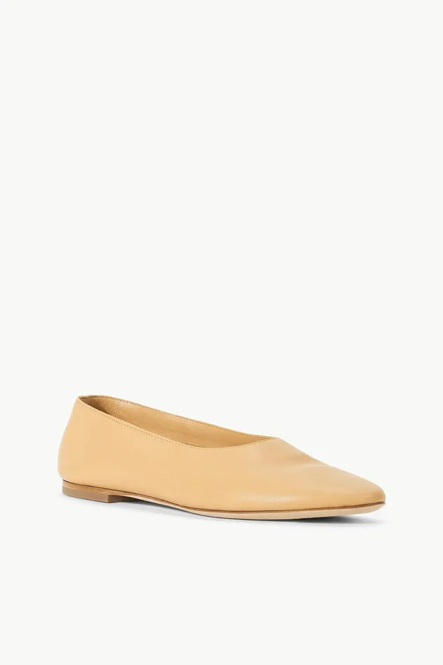 STAUD ALBA BALLET FLAT Porcini Women Mules and Flats STAUD ALBA BALLET FLAT Porcini Women Mules and Flats