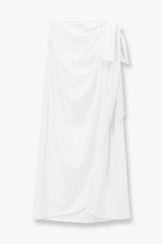 STAUD ANGELICA COVERUP SKIRT White Women Swim STAUD ANGELICA COVERUP SKIRT White Women Swim
