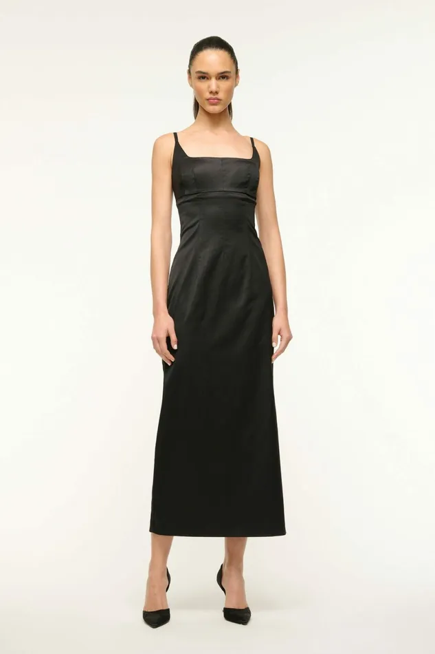 STAUD CAROL DRESS Black Women Dresses