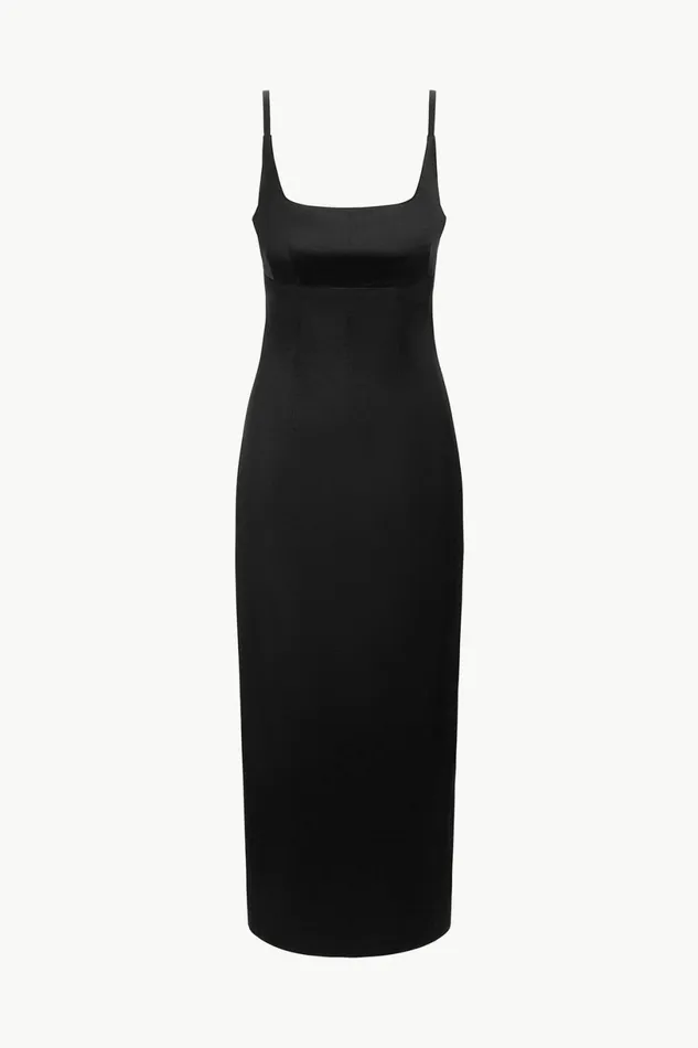 STAUD CAROL DRESS Black Women Dresses STAUD CAROL DRESS Black Women Dresses