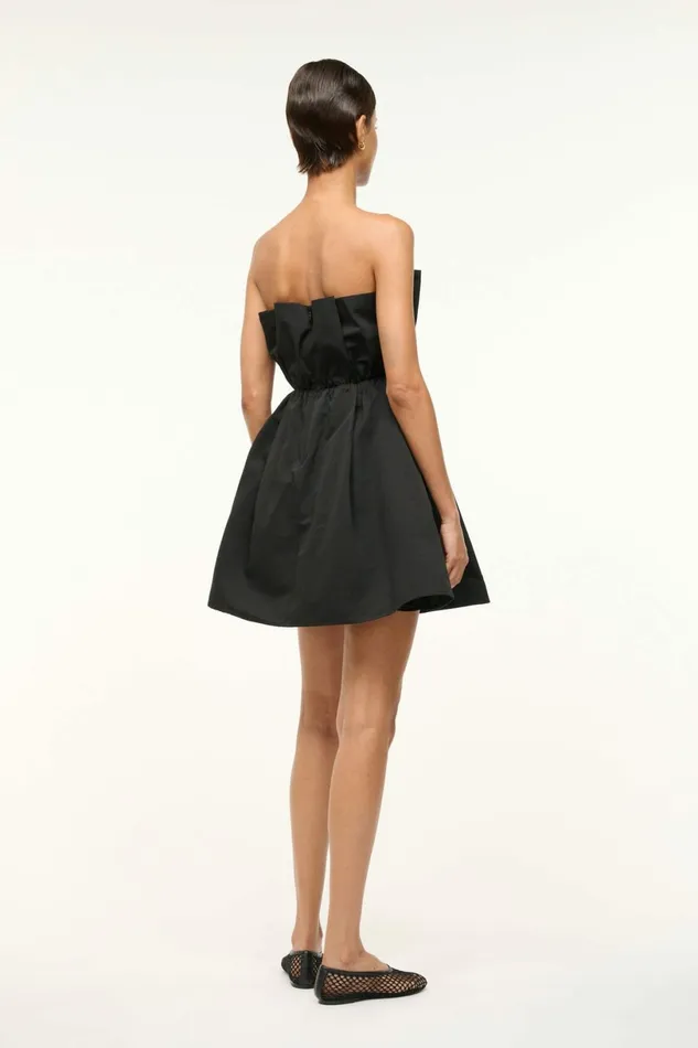 STAUD CORDELIA DRESS Black Women The Evening Edit STAUD CORDELIA DRESS Black Women The Evening Edit