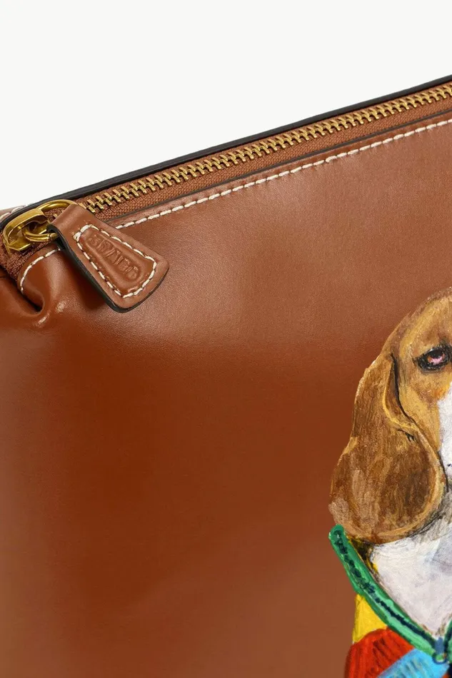 STAUD CUSTOM SHIRLEY POUCH Tan Women Custom Handbags