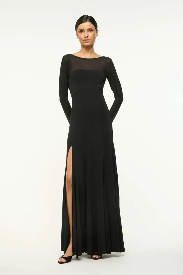 STAUD DARA DRESS Black Women Dresses