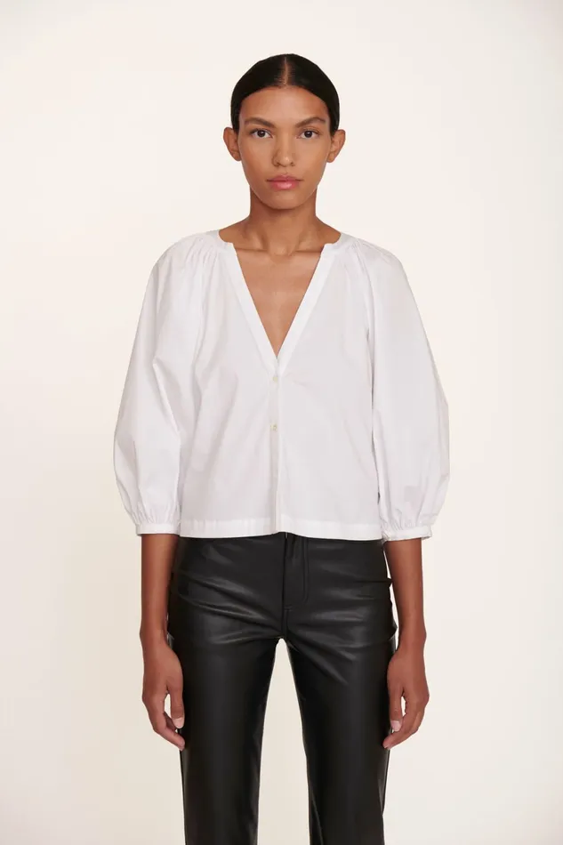 STAUD DILL TOP White Women Tops