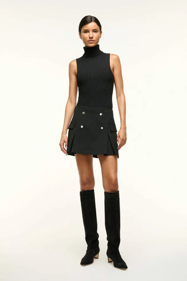 STAUD DIVISION SKIRT Black Women Skirts