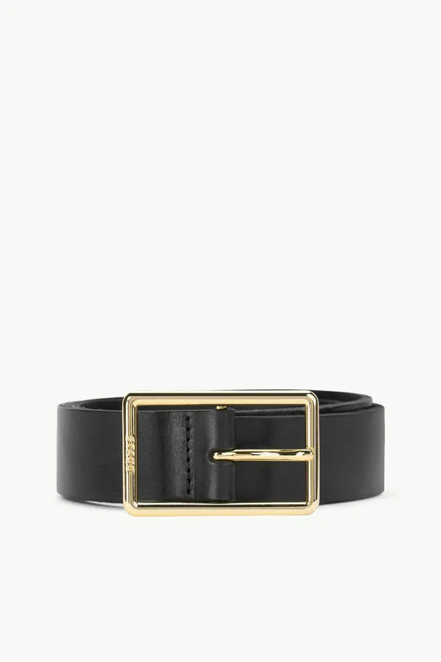 STAUD JEANS BELT Black Yellow Gold Women Essentials
